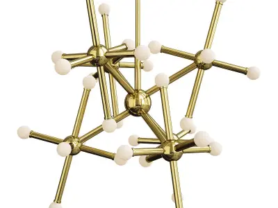 Corbett Jackstone Chandelier Low-poly 3D model