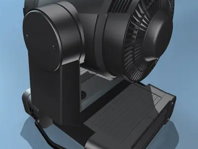 Moving Head wash light 3D model