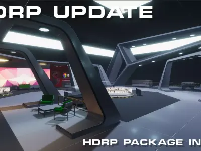 3D Showroom Level Kit Vol 6 Low-poly 3D model