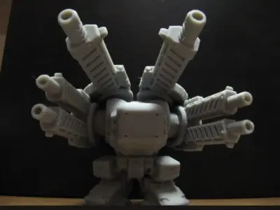 CHIBI-TECH SD - M66-VII GUNPOD     3D print model