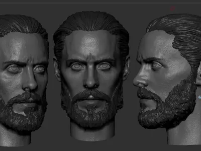 Blade Runner -Niander Wallace-Jared Leto Head 3D print model