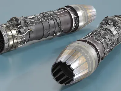  Russian Fifth Gen Fighter Jet Engine 177S 