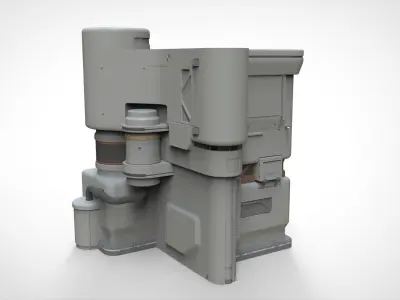 sci-fi architecture 11 3D model