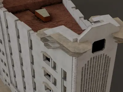 Edificio Ermita CDMX 3D model
