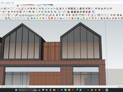 Modern Shops 3d model 3D model