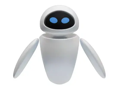 EVE - WALL-E Low-poly 3D model