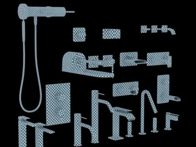 Faucets Rubinetterie Treemme Free low-poly 3D model