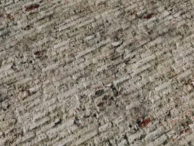 Dusty Lime Washed Brick Wall PBR Texture  Texture