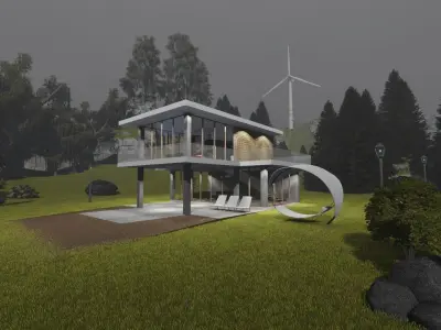 Summer House 3D model