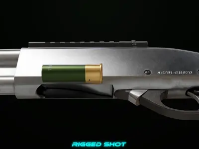  Shotgun Collection 01 All PBR Unity UE Textures 