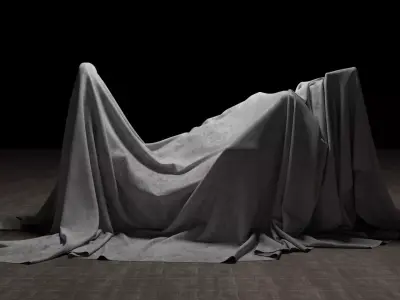 Fabric Cover 16 Low-poly 3D model