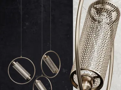 Resist pendant lamp 3D model