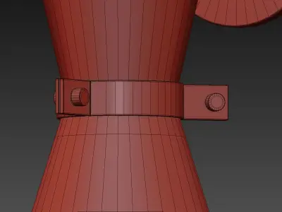 Julia 1-Light Aged Brass by Mitzi 3D model