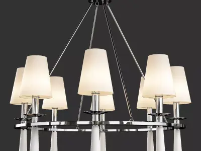 BAXTER CHANDELIER Low-poly 3D model