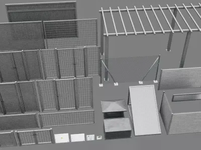 PACK CERRAJERIA 3D model