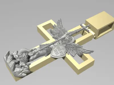 pendant san Miguel 3D print model