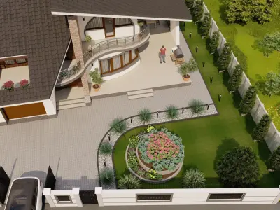 House 10 Exterior 3D model