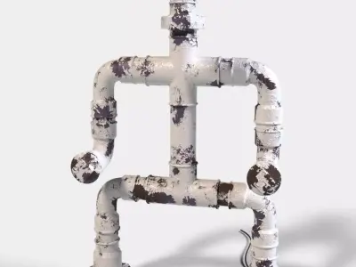 lamp man Free 3D model