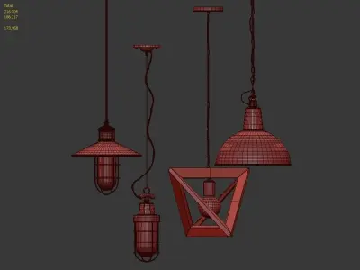 PENDANT SET 19 3D model