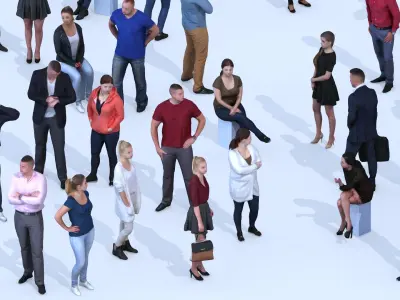  Dosch 3D - LoPoly People Vol 3 