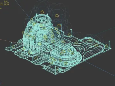 Different dimension - city state hospital 03 3D model