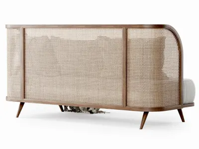 Three-seater garden sofa CV33  3D model