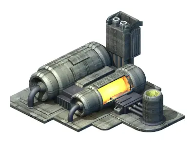 Space-energy cylinder 01 3D model
