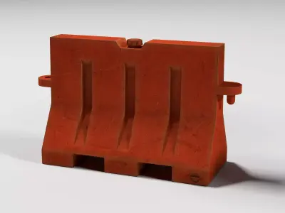 PBR Game Ready Road Construction Tool Pack Low-poly 3D model