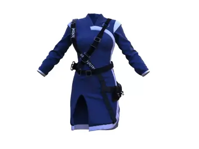 SCIFI SPACE SUIT 3D model
