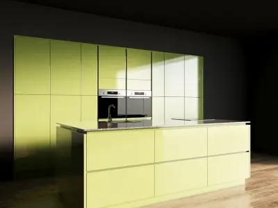 83-Kitchen11 glossy 7 3D model