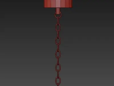 Brushed Nickel Crystal Orb 3D model