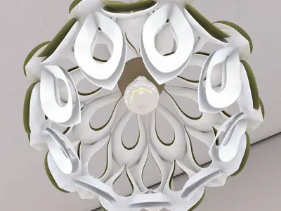 white lamp 3D model purchase