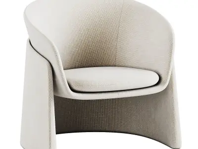 Seba Lounge Davis Furniture Low-poly 3D model