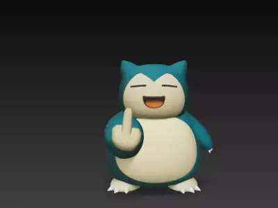 figura anime chistosa meme  3D print model