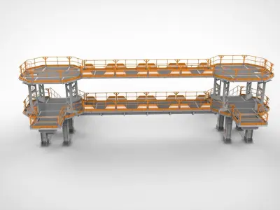 Sci Fi Modular Environment 9 3D model