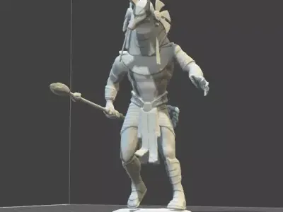 Anubis from movie STARGATE toy soldier 3D print model