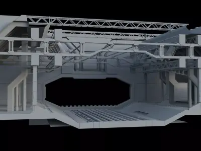 Sci-Fi Environment builder 3D model