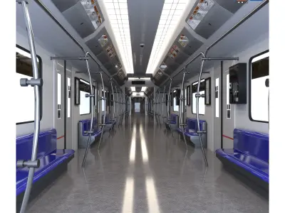 metro train  3D model