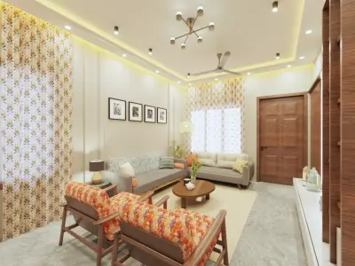  Indian Contemporary Haven 3D model