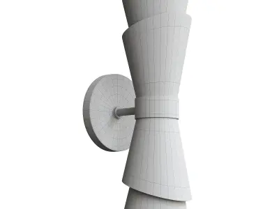Angie Double Wall Sconce 3D model