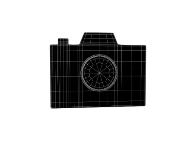 Camera Symbol V1 002 Low-poly 3D model