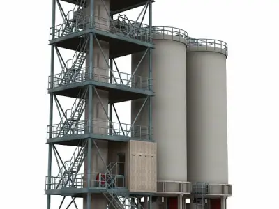 Fuel Plant 3D model