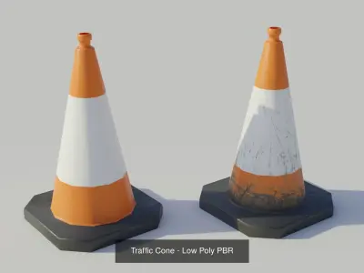 A comprehensive collection of UK traffic signs - Low poly PBR 3D Model Pack