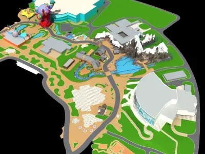 Amusement Park 3D model