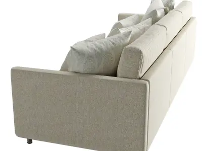 Sofa Light 3 Seater Sofa 3D model