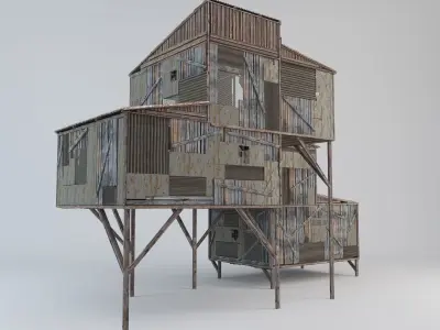 Apocalypse House 3D model
