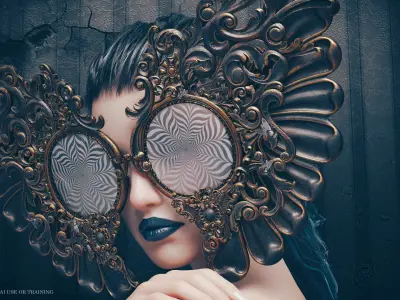 Des Papillons Lunettes (Maison Des Monstres Collection) - DAZ Files