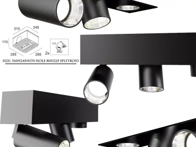 Delta Light Splitbox 3D model