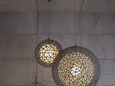C-U C-ME Pendant Lights 3D model