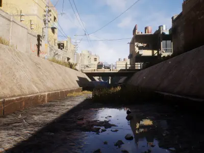 Middle East Low-poly 3D model